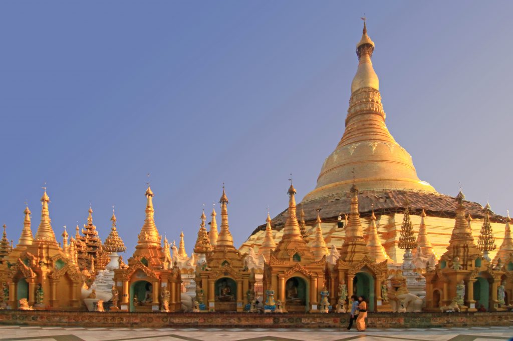 Myanmar - Shwedagon Pagoda in Yangon